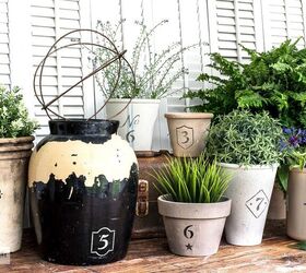 s 11 ways to make vintage decor using items your probably already own, Or cheap planters you have lying around