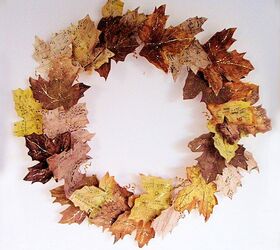 s 11 ways to make vintage decor using items your probably already own, Make a pretty fall wreath out of sheet music