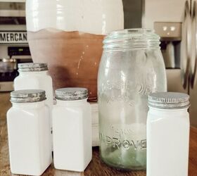 s 11 ways to make vintage decor using items your probably already own, Paint your empty spice jars