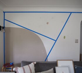 s 15 painter s tape makeovers you should see today, 12 Living Room Refresh