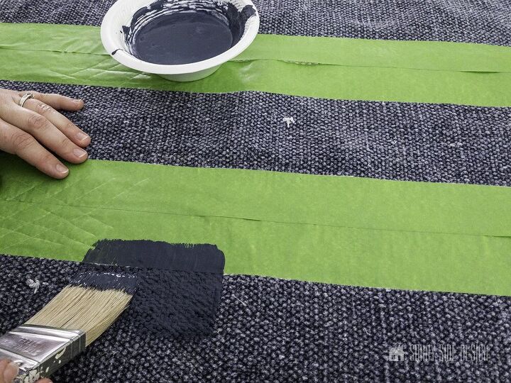 pintar una alfombra para una renovacin rpida