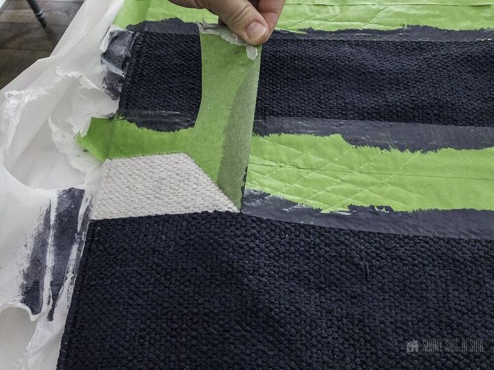 paint a rug for a quick refresh