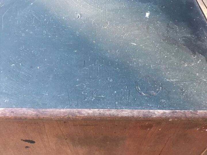 q how do i restore or remove leather like desk top