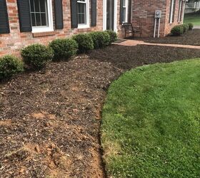 how to edge a flower bed