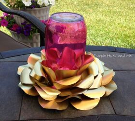 s diy decor ideas, Recycle soda cans for this modern candle holder