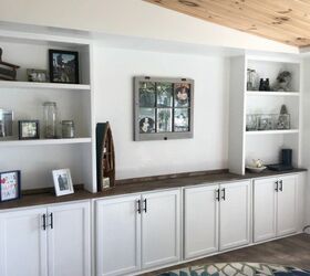 Using Stock Upper Cabinets for Built Ins