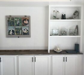 using stock upper cabinets for built ins