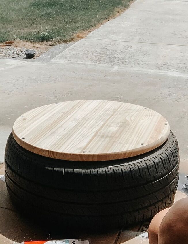 diy tire rope ottoman