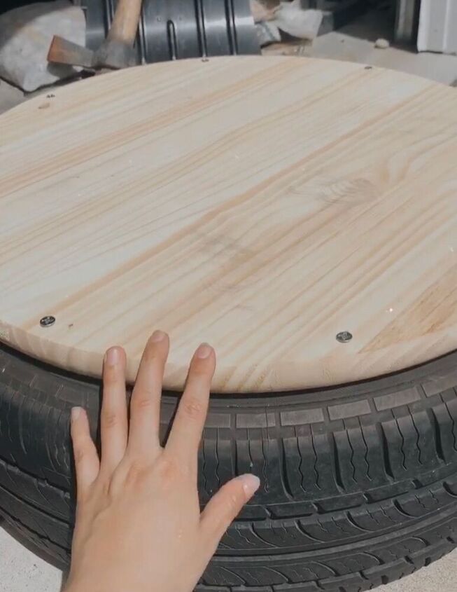 diy tire rope ottoman