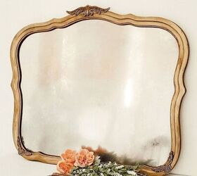 DIY Anthropologie Vintage Inspired Mirror From Old Dresser Mirror