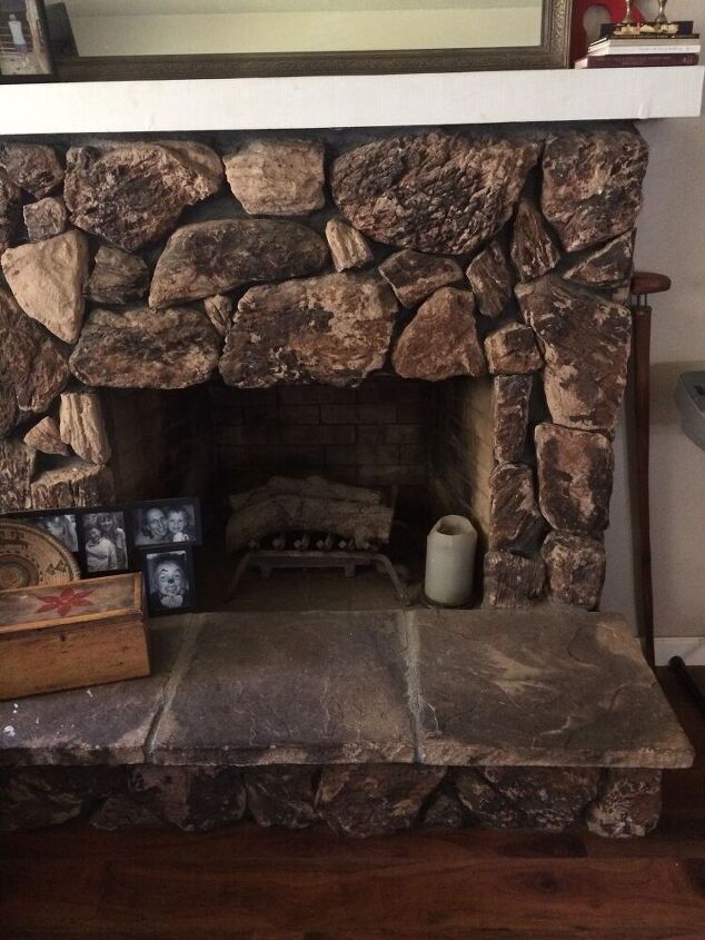 how do i update this fireplace cheaply