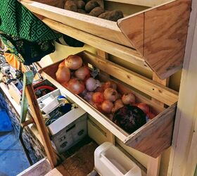taters onions storage wall bins
