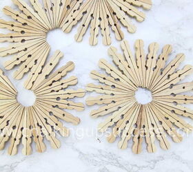 how to make a beautiful trivet from wooden clothespins