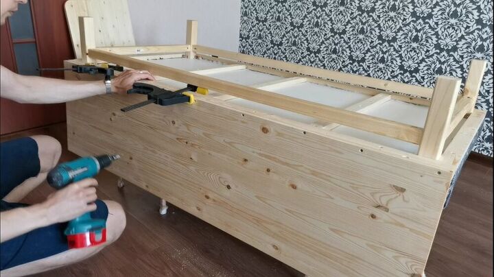 small and cute homemade modern diy sofa minimum tools