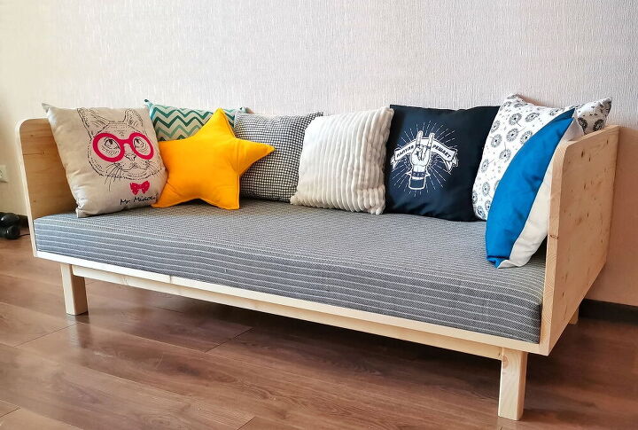 pequeno y bonito sofa casero de bricolaje minimas herramientas