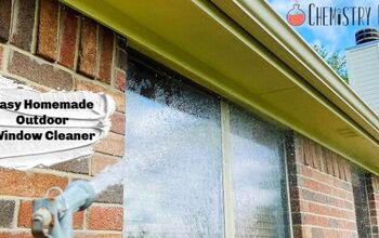Limpiador de ventanas casero para exteriores