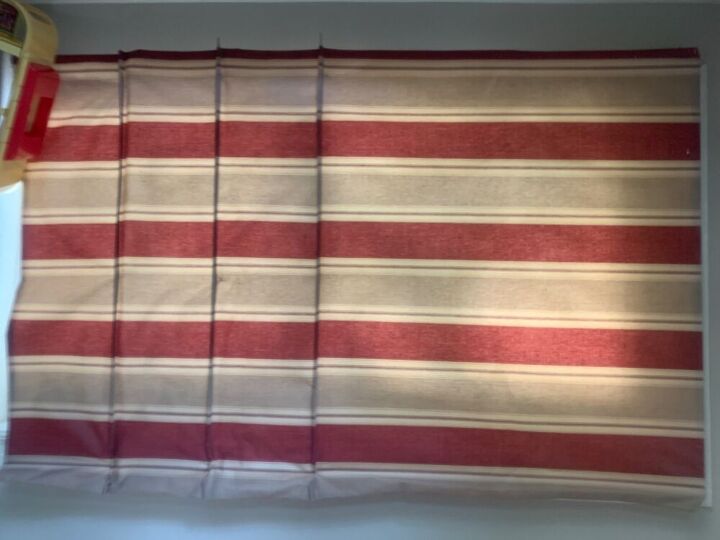how do i paint my heavyweight fabric roman blinds
