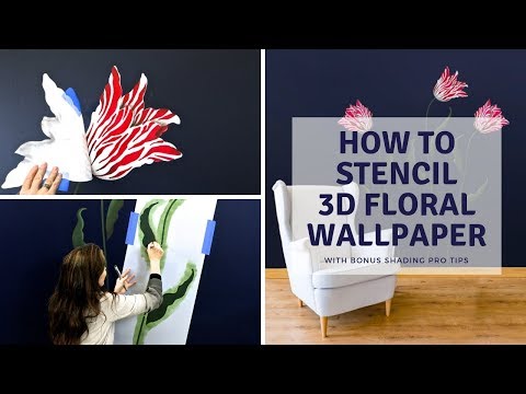 11 impresionantes mejoras en el hogar utilizando plantillas, C mo hacer una plantilla de una flor en 3D en 5 sencillos pasos