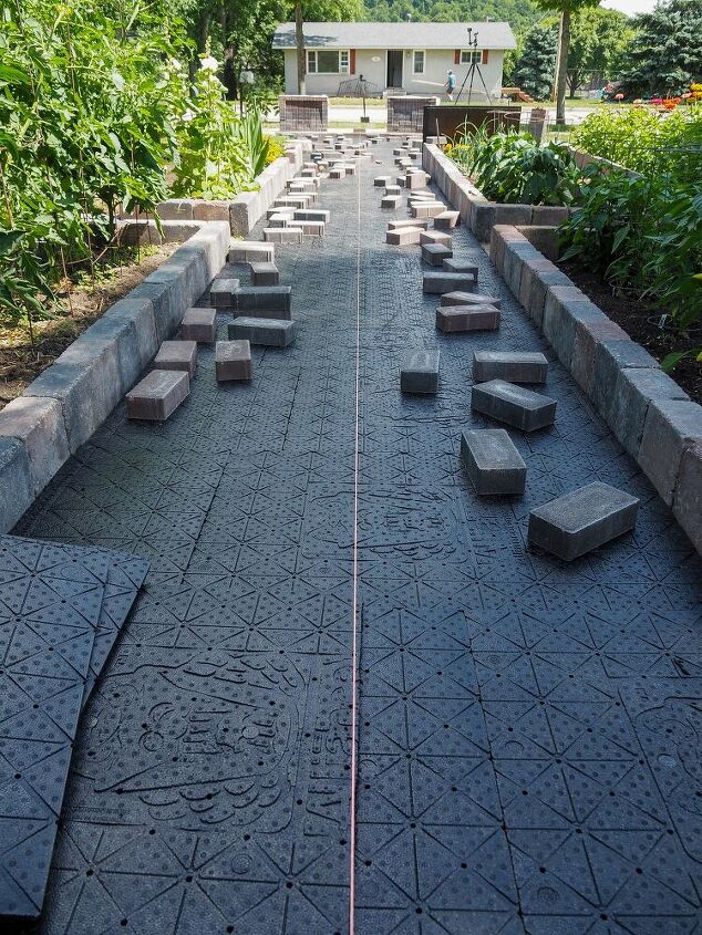 DIY Installation of Paver Base Panel for Paver Path - Part One | Hometalk