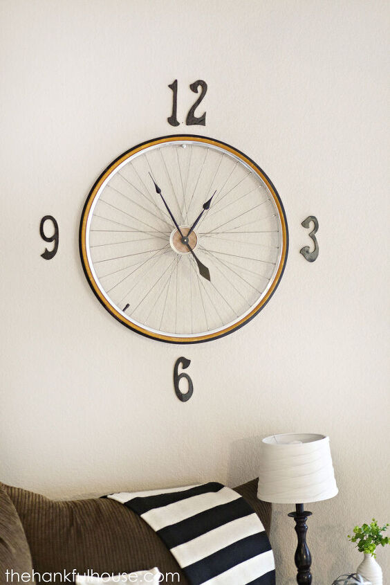 s 12 reason why you really shouldn t toss that old bicycle, Vintage Bicycle Wheel Clock
