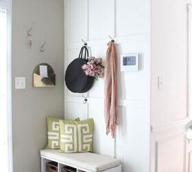 easy board and batten tutorial for a small entryway