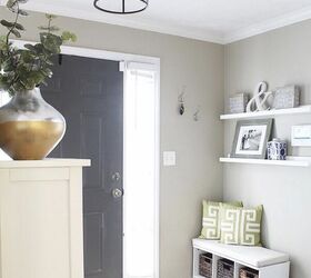 easy board and batten tutorial for a small entryway