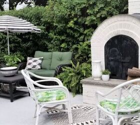 i transformed my patio with just paint