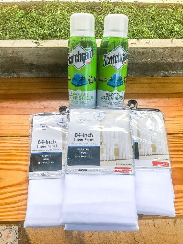 diy budget savvy outdoor curtains