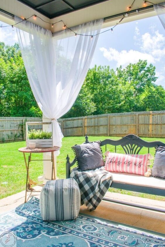 diy budget savvy outdoor curtains
