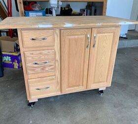 Rolling Workbench From Discarded Vanity