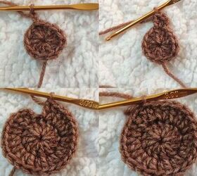 easy to make crochet sunflower mini doily coaster