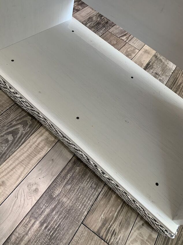 creating a storage bench