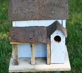 add curb appeal some vintage charm to a birdhouse