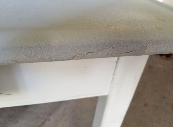 how do i remove spray paint from porcelain table top