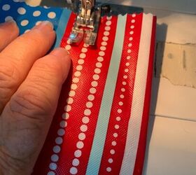 easy peasy porch curtains, Sew time