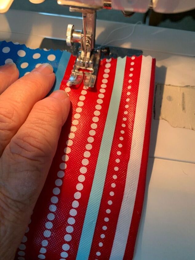 easy peasy porch curtains, Sew time