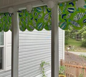 easy peasy porch curtains, Something s fishy here