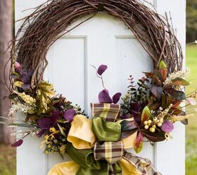 s start planning your prettiest fall porch yet with these 10 ideas, Elegant Fall Wreath