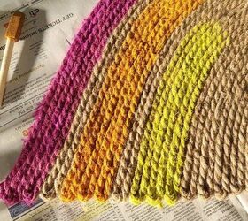 nautical rope rainbow rug