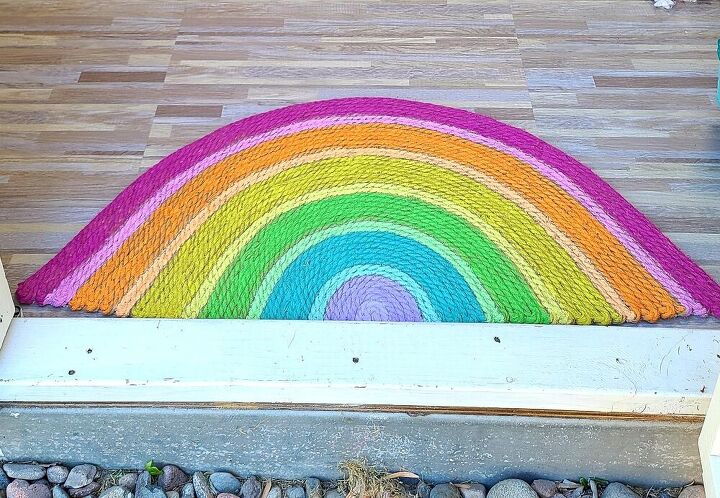 alfombra de cuerda nutica rainbow