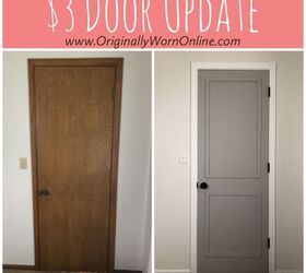 Quick and Cheap DIY Door Makeover Idea | Hometalk