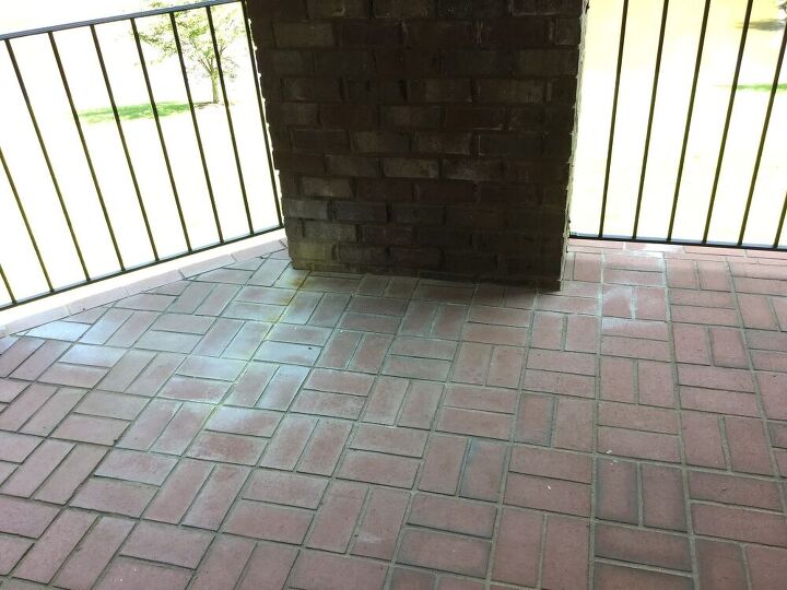 how can i restore my accidentally bleached brick to its original color