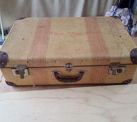 how to make a vintage suitcase table