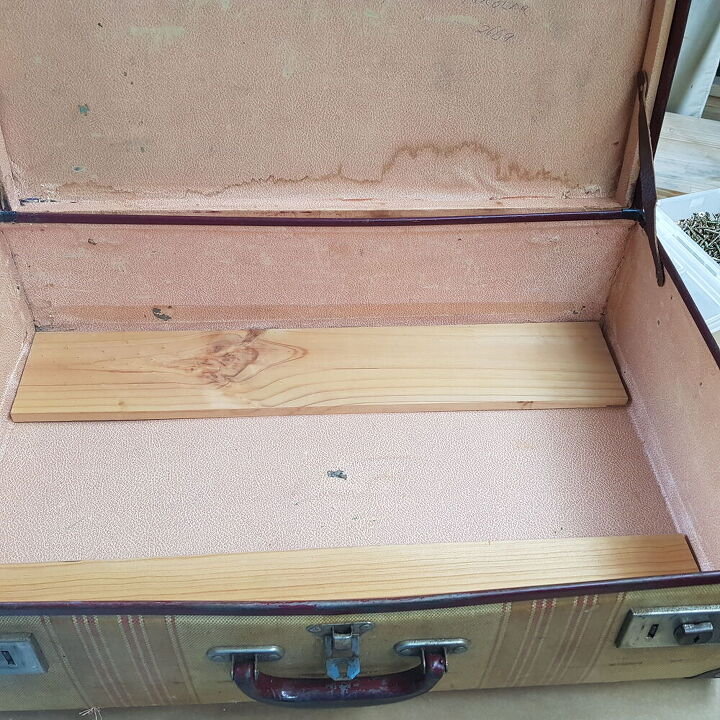 cmo hacer una mesa de maleta vintage