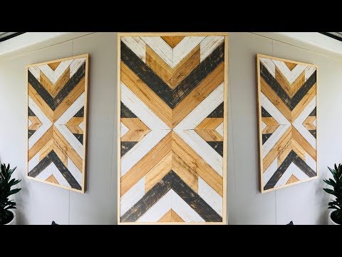14 formas creativas de llenar las paredes vacas, Crea un arte de pared de madera de palet reciclada en 6 sencillos pasos