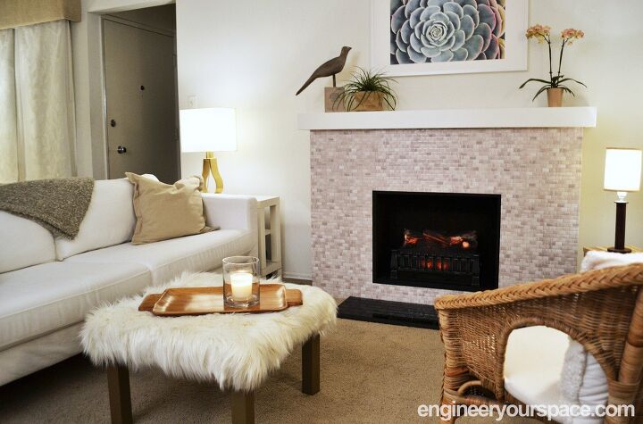 s 9 spellbinding faux fireplaces that are making us miss the winter, How to Build a Portable Free Standing Decorative Fireplace