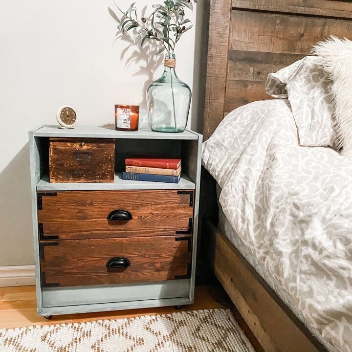 13 maneras de actualizar su dormitorio con un presupuesto, Cambio de imagen de la Rast de IKEA