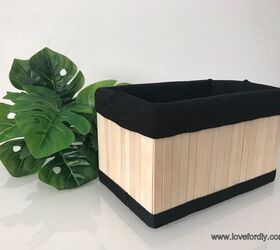 how to make a storage box from a cardboard box no sew
