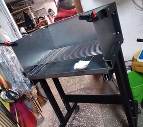 how i ve turned an old steel desk into nice barbeque