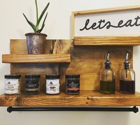 10 clever ways diyers organize their spices, DIY Floating Shelf